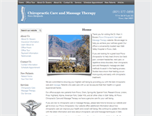 Tablet Screenshot of chiropracticprovo.com